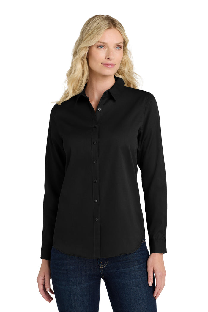 Port Authority Women's Long Sleeve SuperPro Shirt