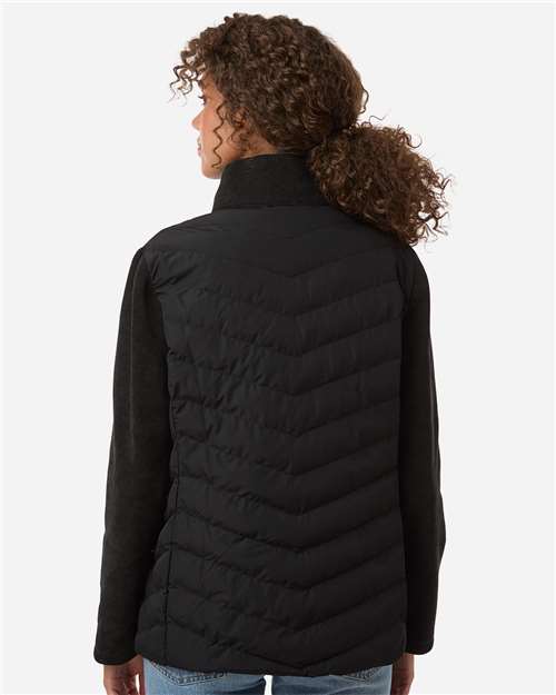 Weatherproof Women's Mixed Media Chevron Jacket